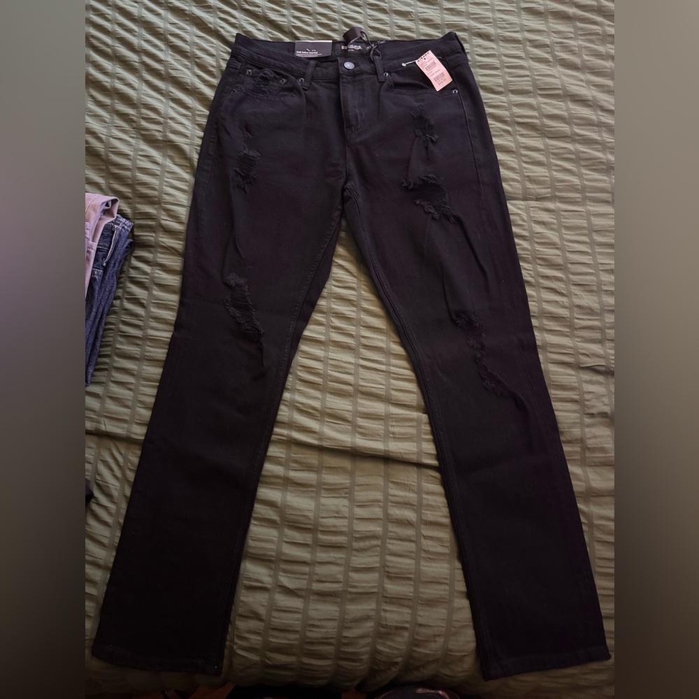 RSQ Men’s Black Distressed Jeans